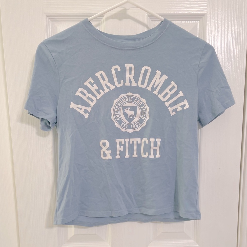 Abercrombie Kids boxy cropped graphic tee